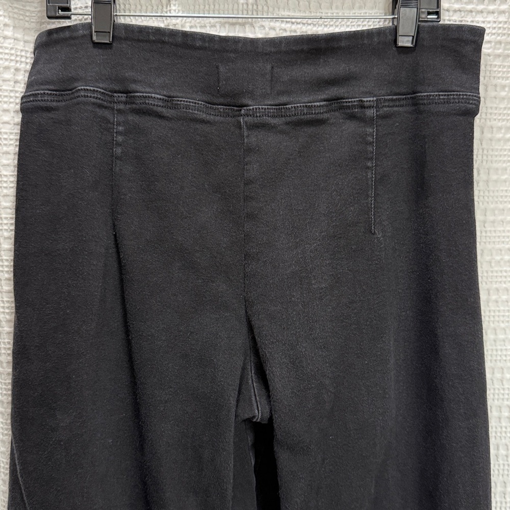 Frame The Jetset Wide Leg Sheen Noir Black SZ 2/ 30"-34" stretch pull on comfy - Picture 8 of 10